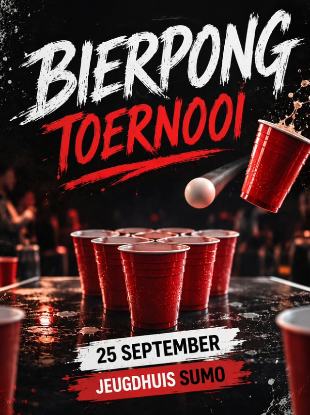 BIERPONG TOERNOOI 🍻🏓